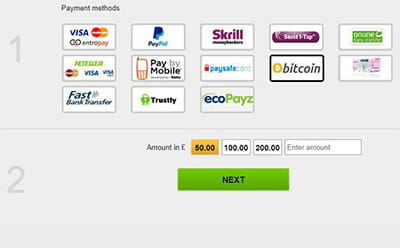 Bitcoin payment gateway at NetBet