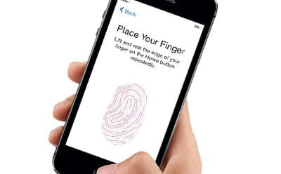 Registering your biometric information on iPhone for future verification