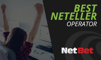 NetBet customer celebrating a win, our pick as the top Neteller operator