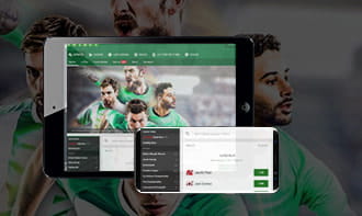 Unibet mobile application on iPad and iPhone